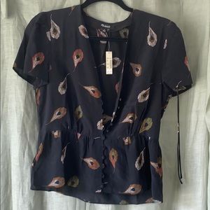 Madewell button front top